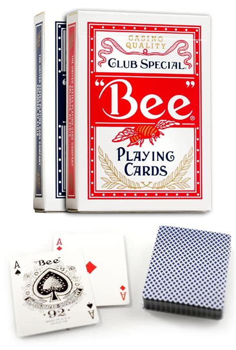  casino quality club special bee playing cards